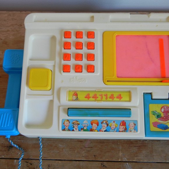 Vintage Chicco Telephone Phone Desk Musical Toy - Picture 2 of 16